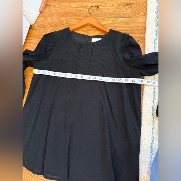 GREYLIN Miriam Pouf Sleeve Inset Trim Blouse size Small - Picture 12 of 13